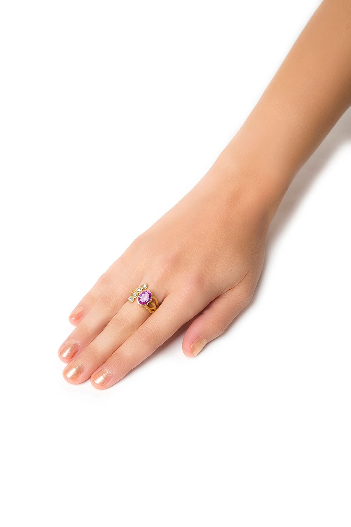 Pırlantalı Turmalin Ham Yüzük