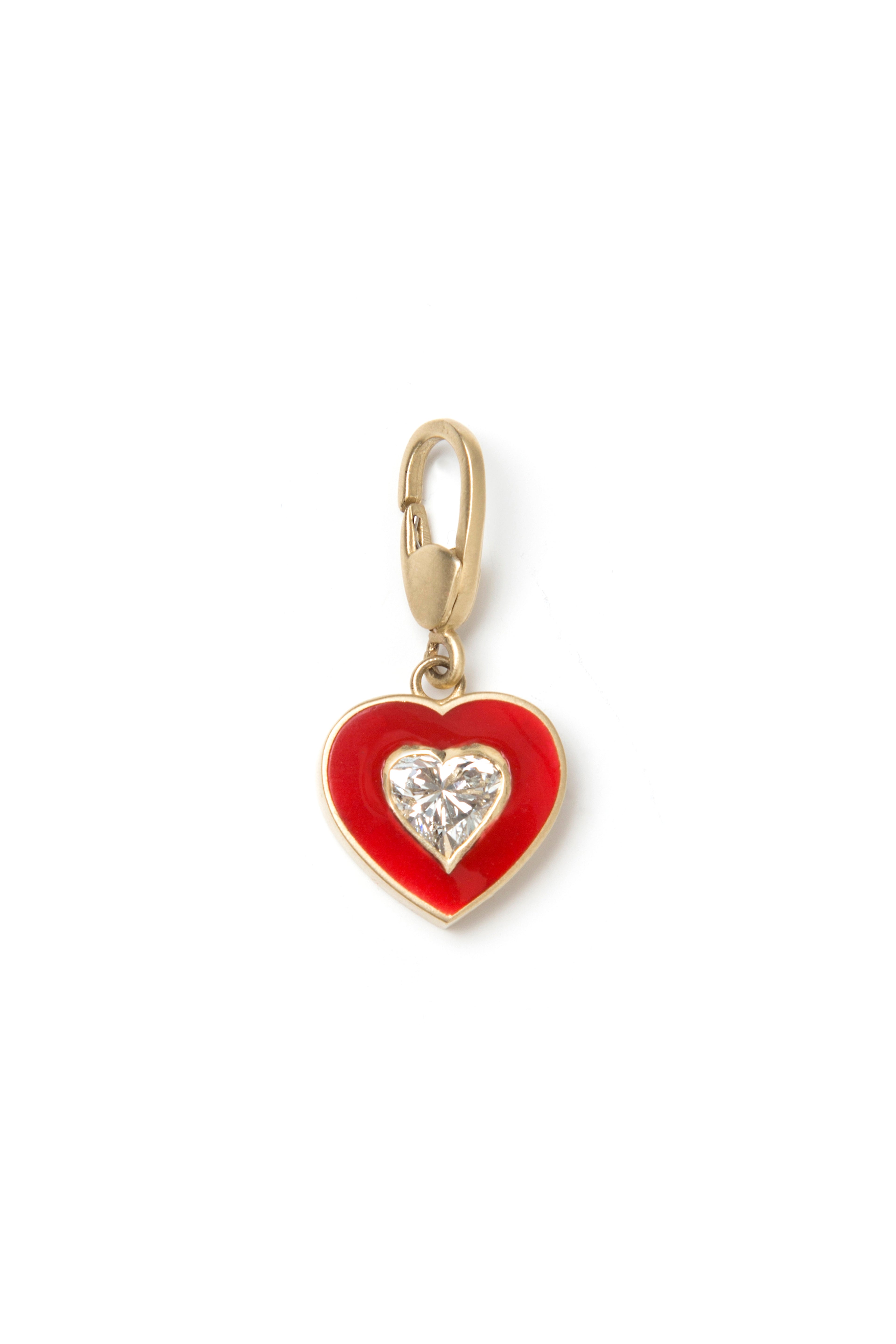 Heart Dıamond kolye ucu
