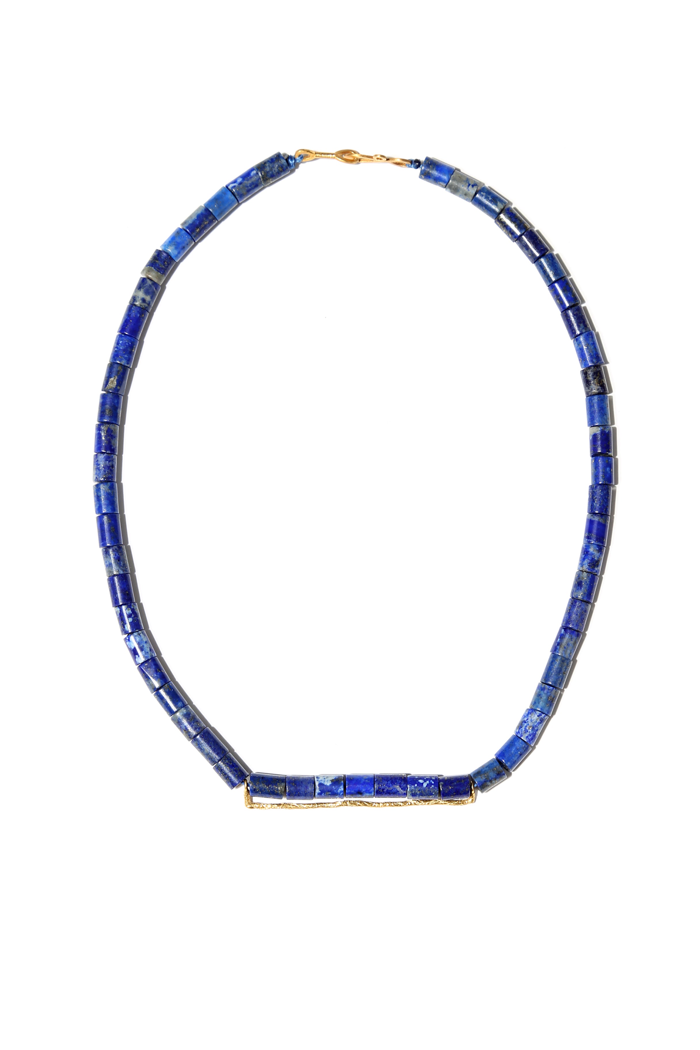 Lapis Lazuli Köşeli Kolye