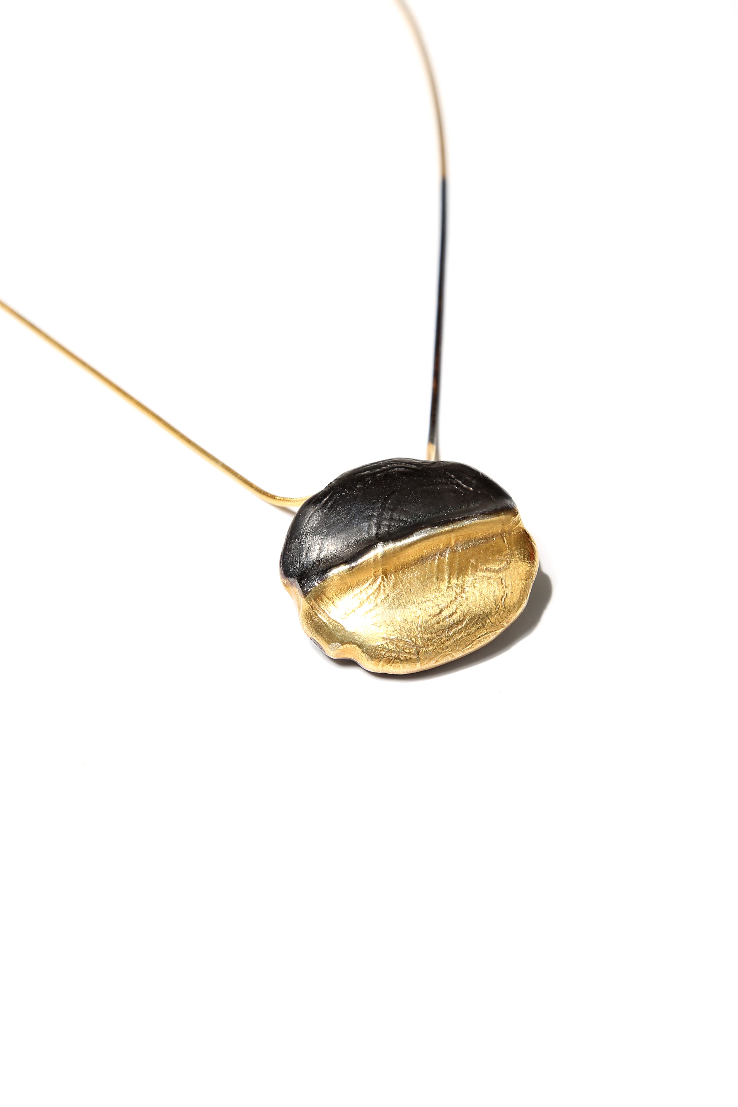 İki Renkli Büyük Çekirdek Kolye