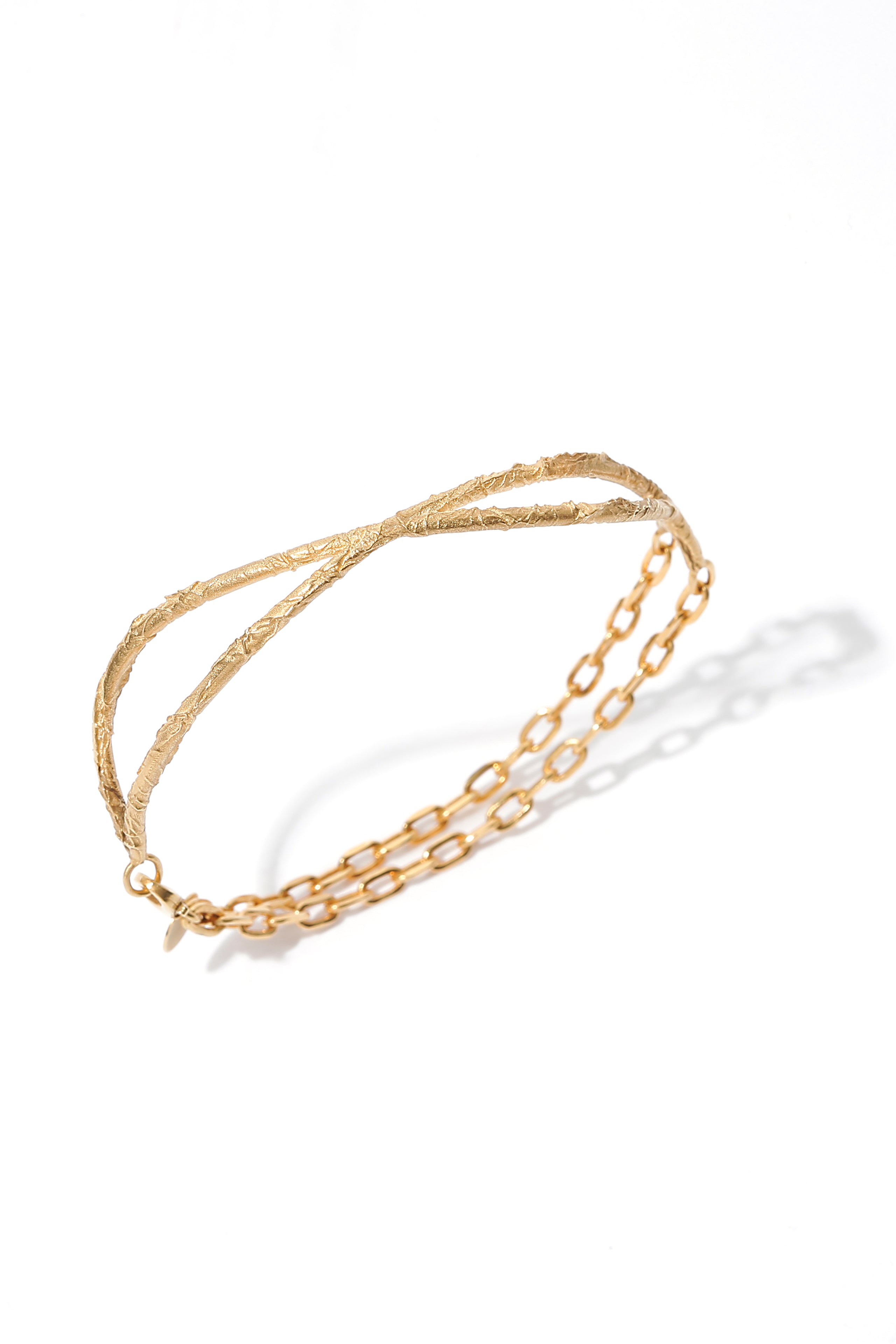 Çift Zincirli İkili Ham Bileklik