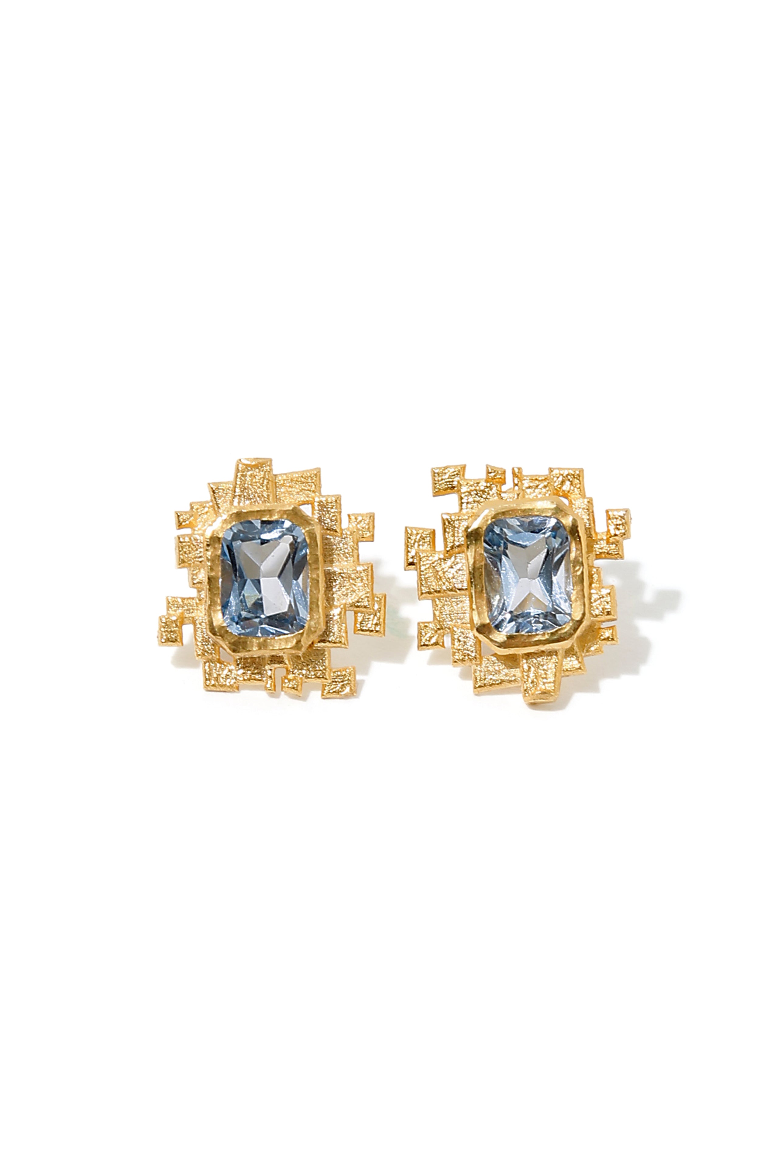 Mozaik Aquamarine Küpe