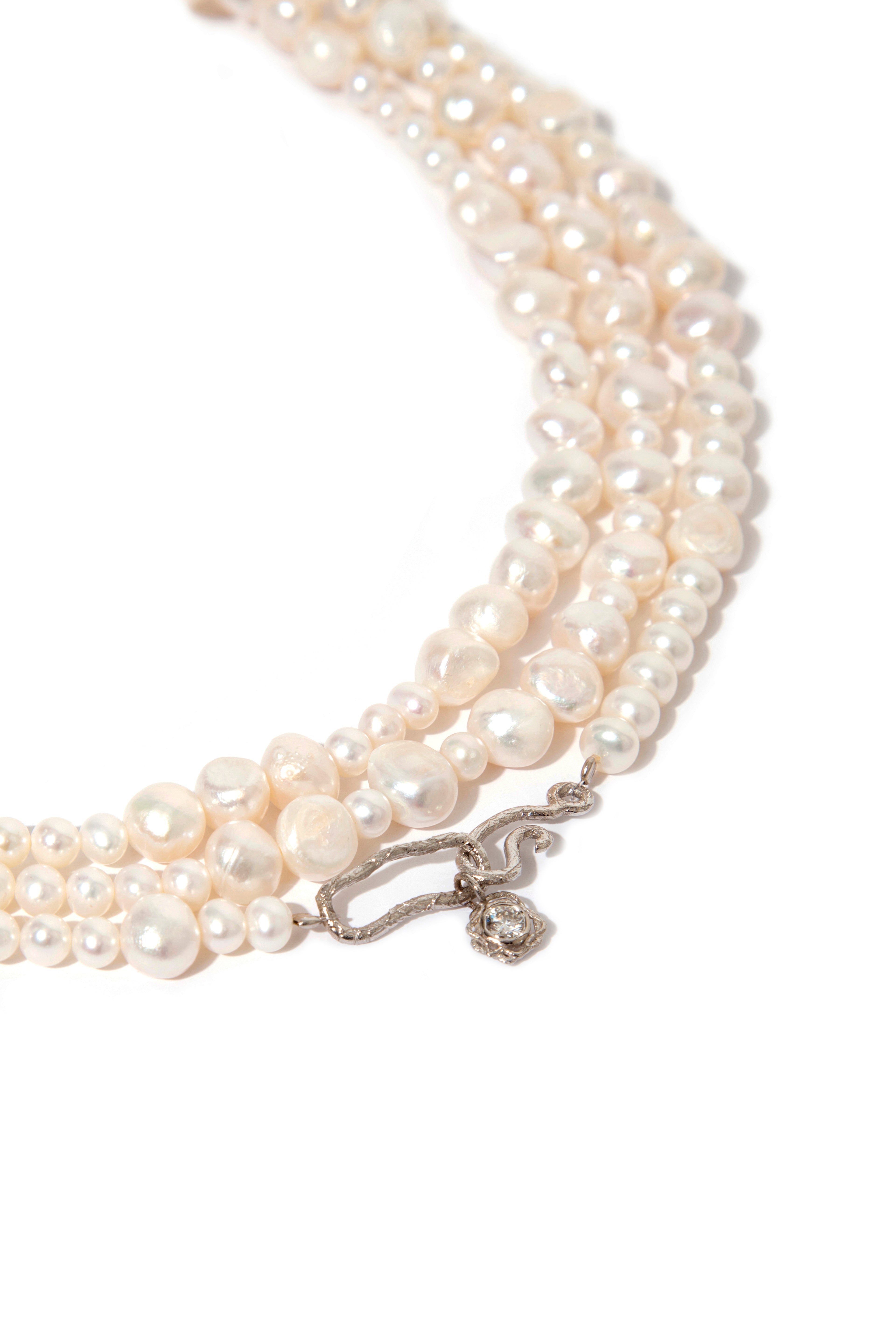 Pırlanta İnci Kolye