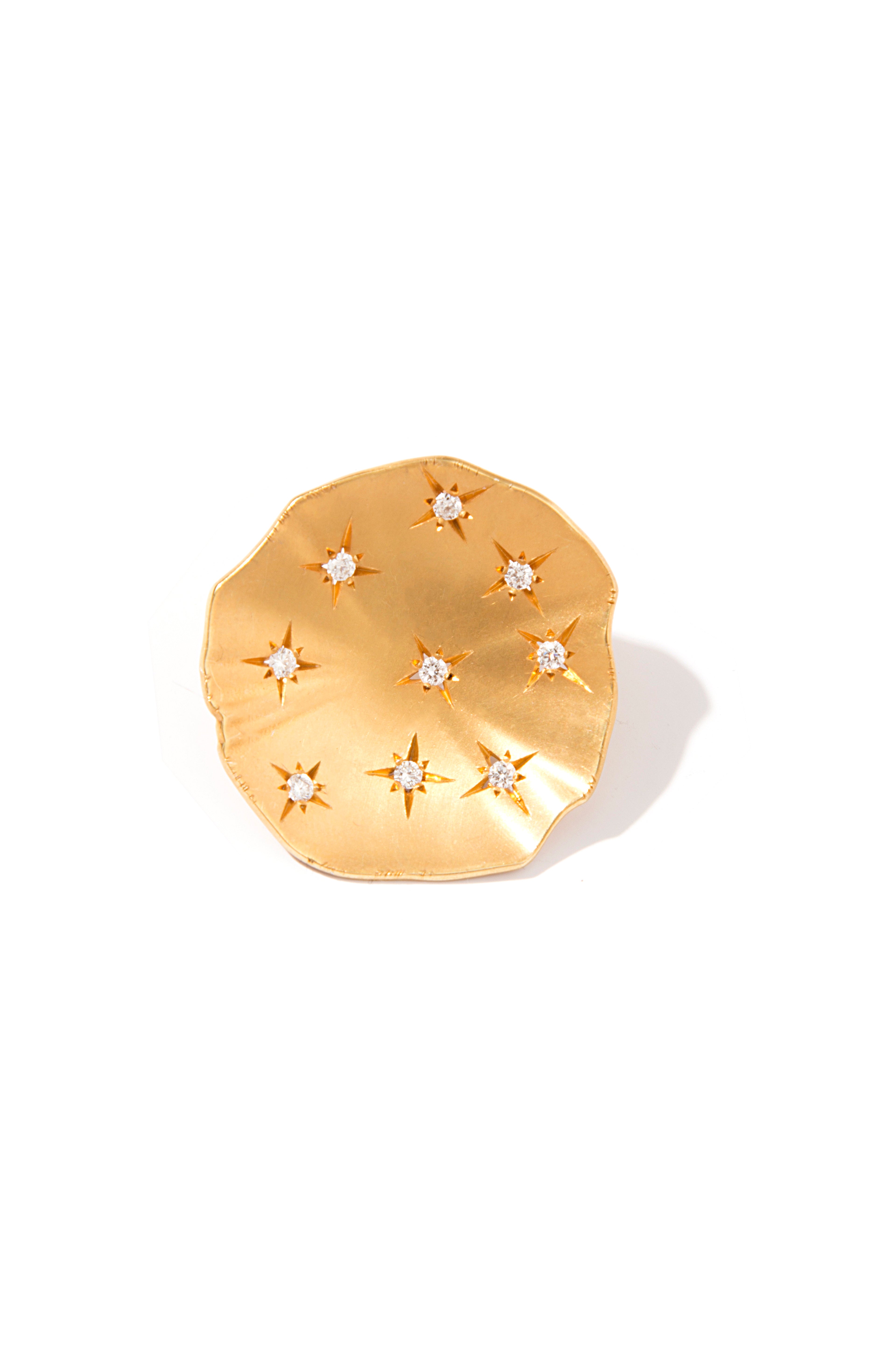 Starlit Bowl Büyük Küpe
