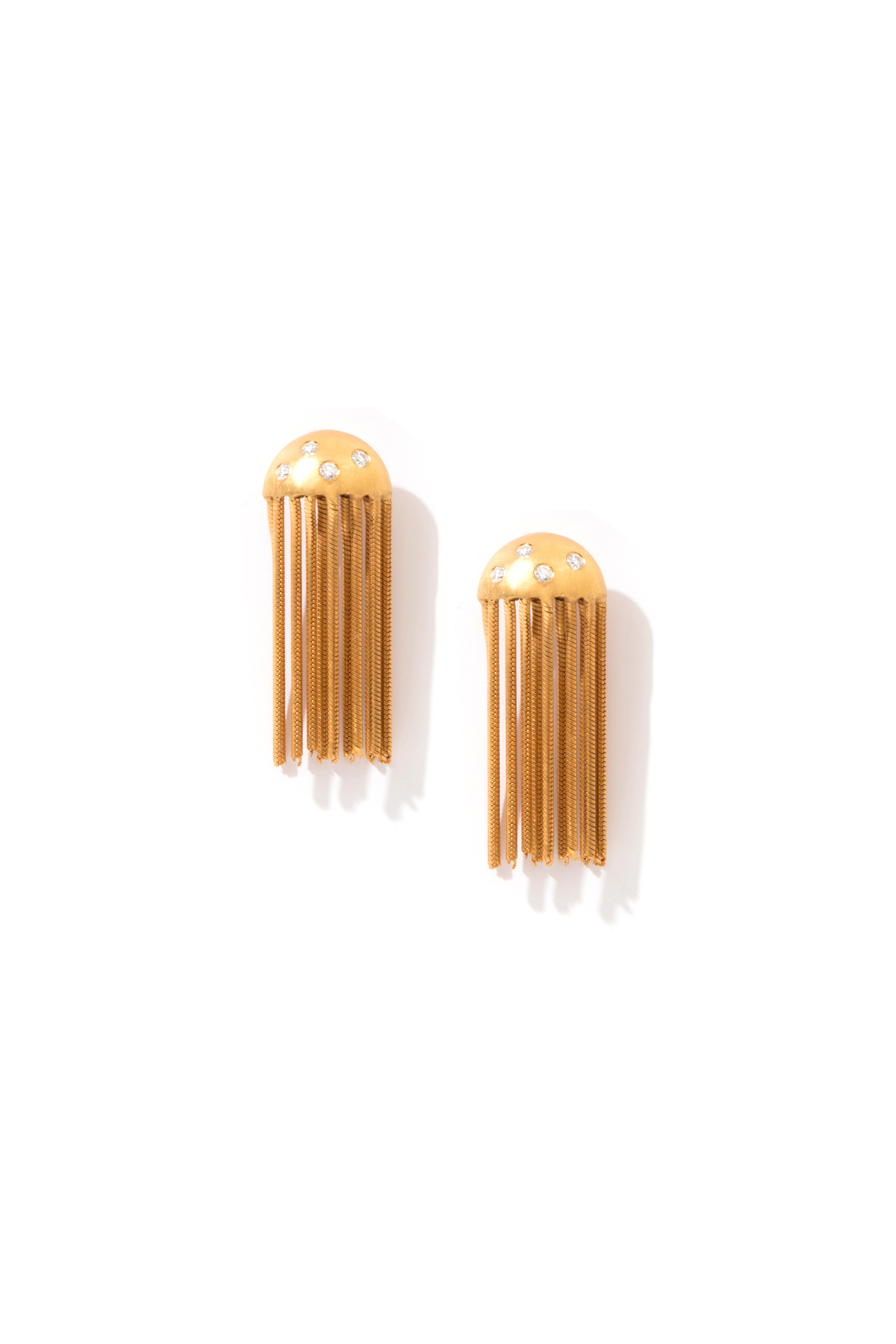 Sunkissed Tassel Diamond Küpe