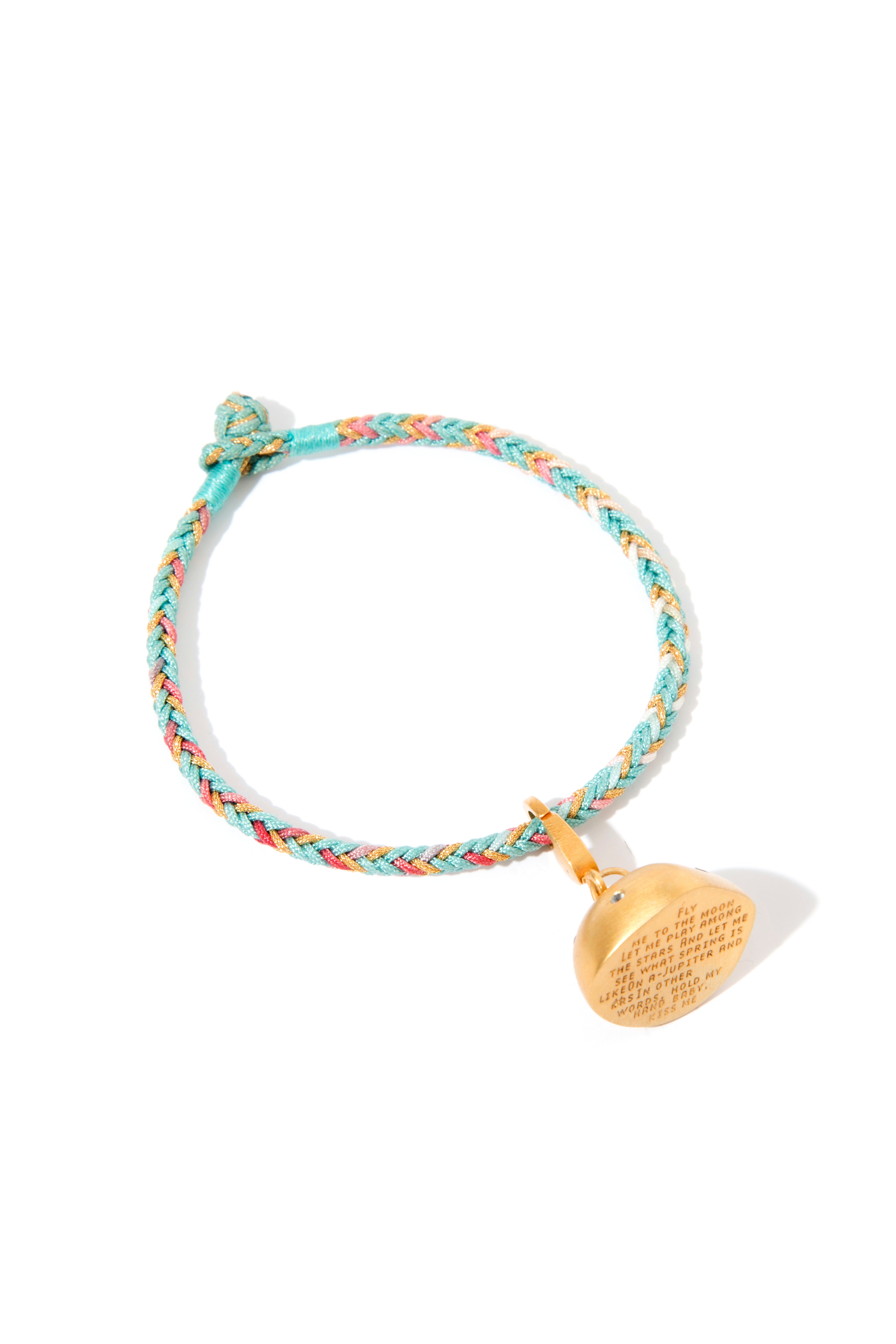 Love Stamp Charm Bileklik