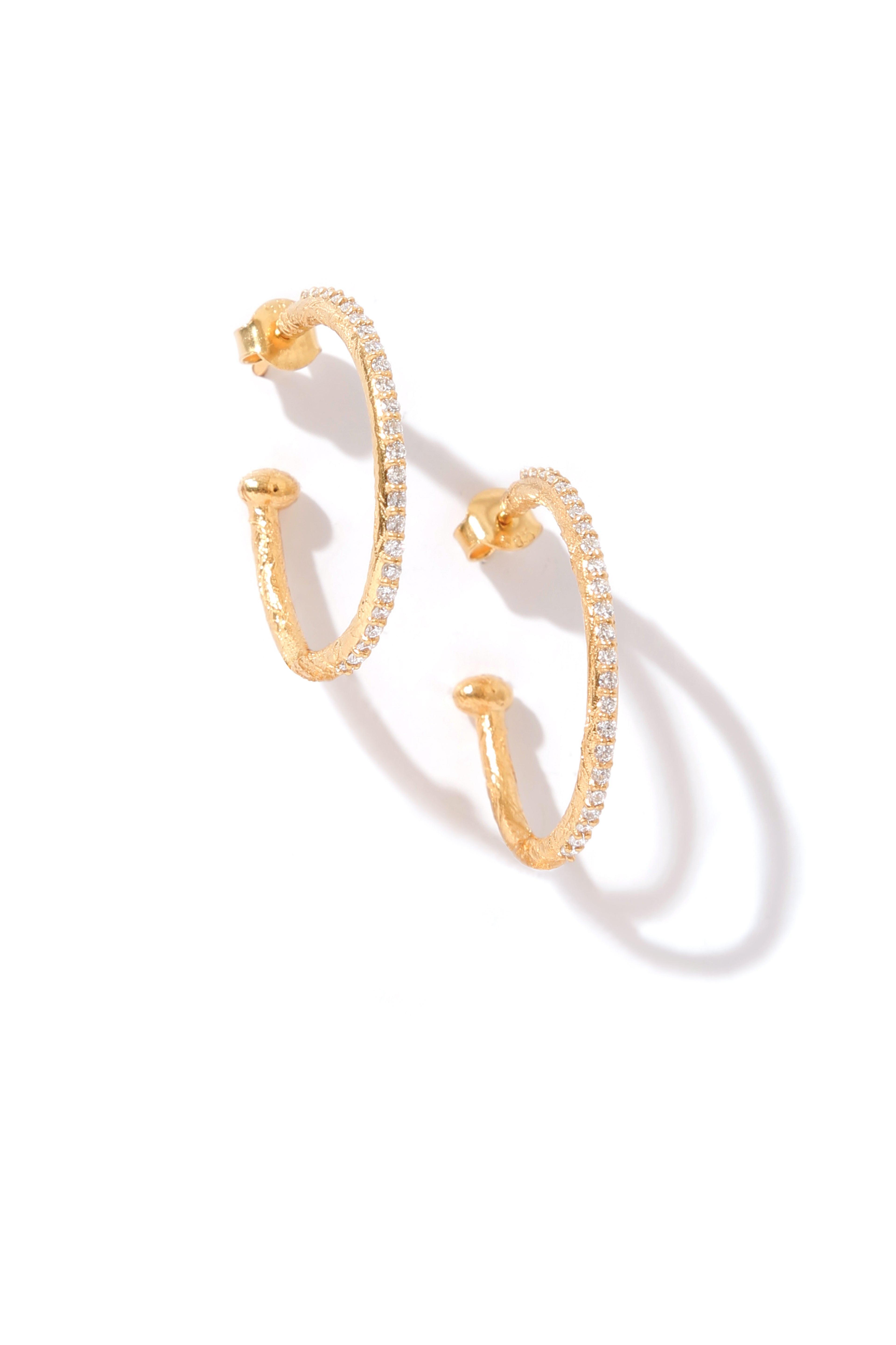 Hoops Sarı Küpe