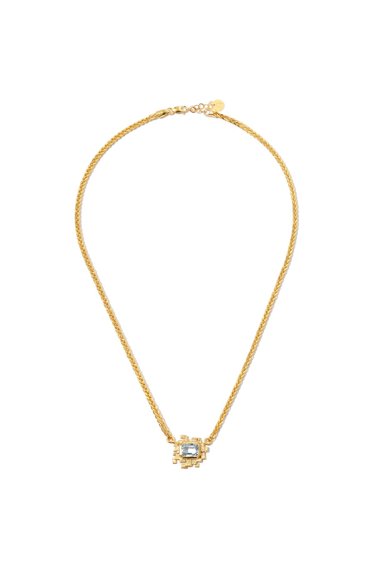 Mozaik Aquamarine Kolye