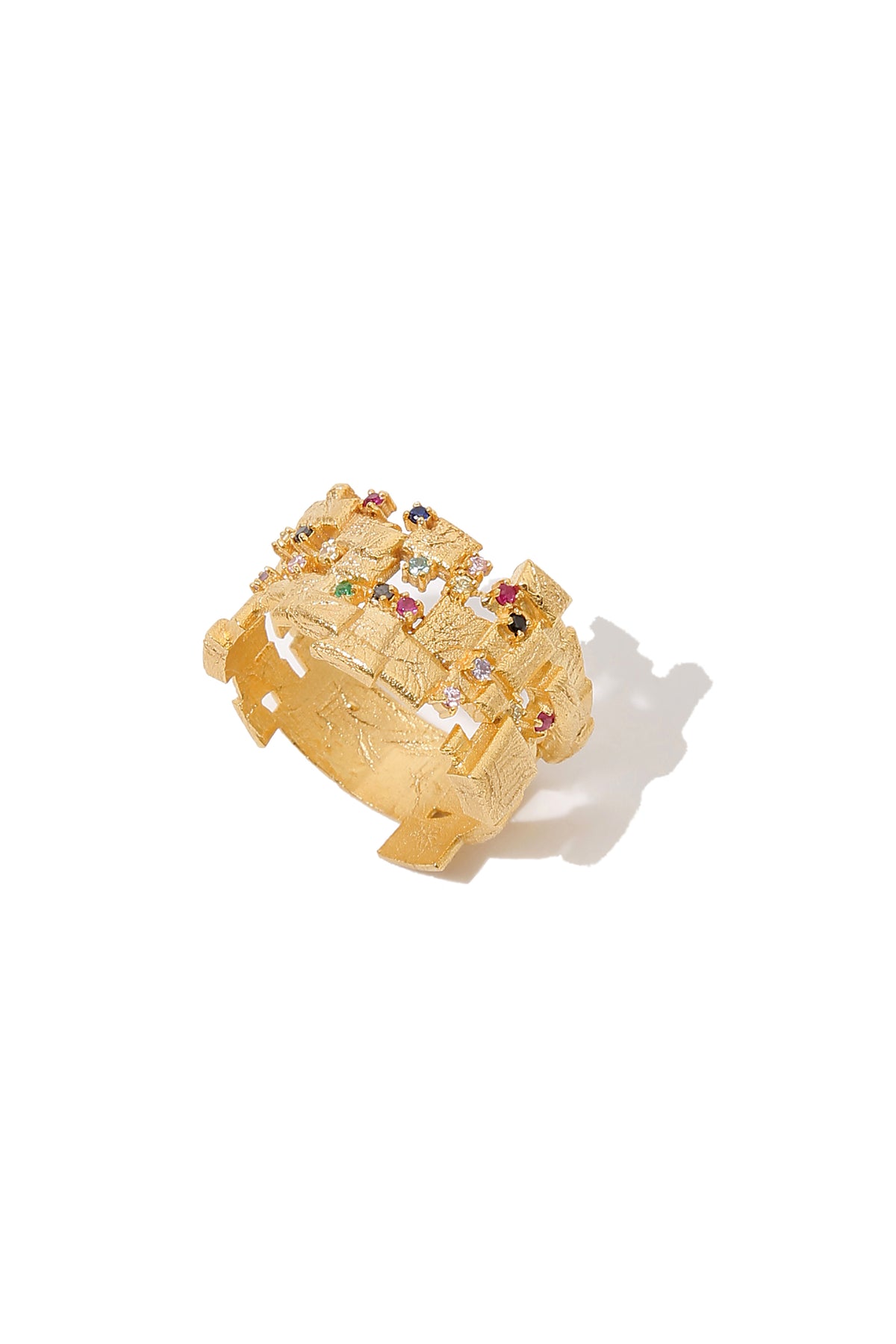 Mozaik Doğal Taşlı Yüzük II
